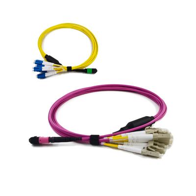 Компактный низкий кабель MTP/MPO PDL MPO MTP - LC дует вне соединительные кабели волокна QSFP