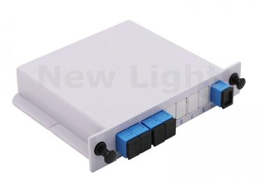 Плоскостный тип Сплиттер волновода ПЛК коробки 1кс4 Сплиттер оптического волокна с соединителем СК УПК
