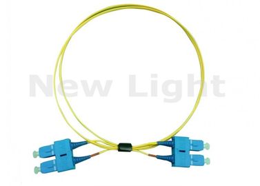 Диаметр СМ ДС 9-125 1.2мм соединительных кабелей оптического волокна СК СК для испытательного оборудования данных
