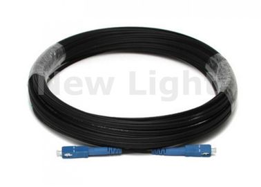 10М гибкий провод волокна СК СМ симплексный, черный кабель оптического волокна цвета ФТТХ
