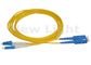 Гибкий провод волокна СК ЛК дуплекса 2.0мм одиночного режима соединительных кабелей оптического волокна КАТВ 3М