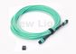 Ядр режима ОМ3 8 зеленого кабеля волокна МПО Мулти 10 метров для КСФП/приемопередатчика