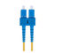 Дуплекс 9 Фт ЛК к кабелю заплаты волокна одиночного режима СК серия 2,0 Мм ОС1