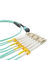 12 волокно оптически Мпо кабеля ОМ3 ядра МПО МТП к аттестованному ИСО КЭ шнура проламывания Лк