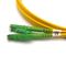 Двойной кабель соединителей гибкого провода Э2000 9/125 СМ стекловолокна ЛСЗХ