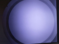 400Î¼m core diameter grinding end face at 200x magnification