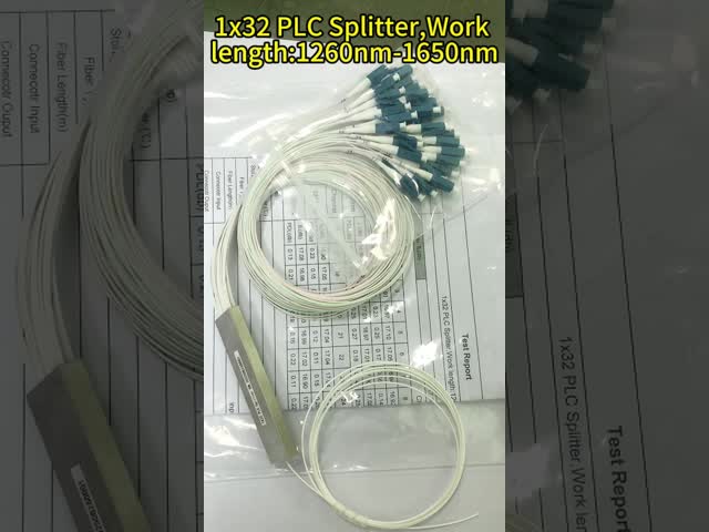 Купить Разделитель оптических волокон 1x8 с соединителем SC/APC и трубкой из нержавеющей стали для приложений FTTH online manufacture