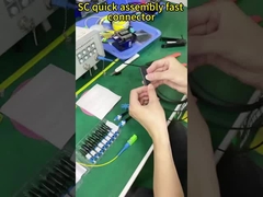 Разъем оптического кабеля SC UPC 2.0 мм, устанавливаемый в полевых условиях, 90N