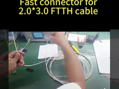 Синий SC UPC быстрая сборка соединителя покрытая проволока для распределительных рамок