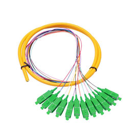 Отрезок провода оптического волокна распределения одиночного режима СК АПК 12 ядров для телекоммуникационных сетей