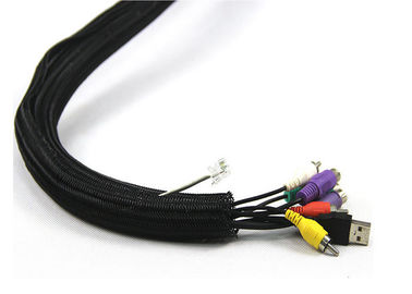 Огнеупорное оптическое волокно сети защиты оборудует черных ЛЮБИМЦА/пламени нейлона - соединительной кабельной муфты ретардант