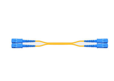 режим 1310 дуплекса гибкого провода оптического волокна СК передачи данных 40Г одиночный/1550нм