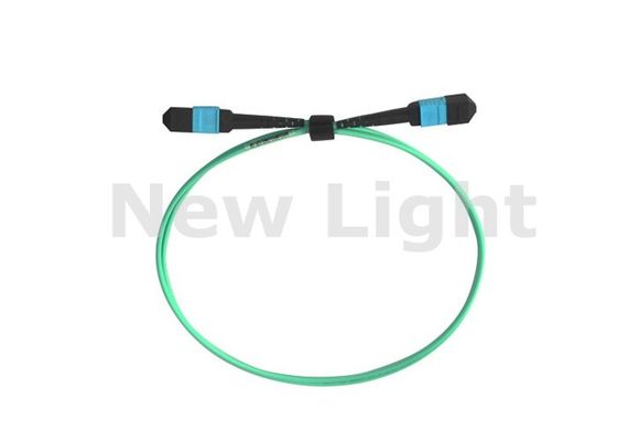 Купить 0.5 Meter 12 Core MPO MTP Patch Cord с OM2 OM3 OM4 мультимодным кабелем для решений для центров обработки данных online manufacture