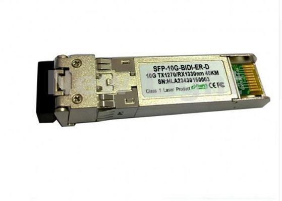 Купить 10 Гбит/с SFP+ двунаправленный оптический приемопередатчик с разъемом LC для одномодовых приложений на 40 км online manufacture