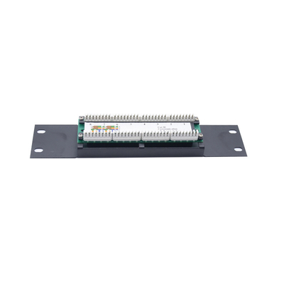 Купить Черные металлические предварительно завершенные панели Ethernet Patch с управлением кабелями 1U 2U online manufacture
