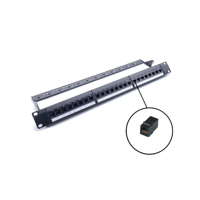 Купить Cat6 Cable Management 110/Krone IDC Patch Panel для интеграции Cat5e/Cat6a/Cat7 Ethernet online manufacture