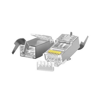 Купить Высокоскоростной 10 Гбит/с производительный RJ45-коннектор с металлическими сапогами и сертифицированным Fluke online manufacture