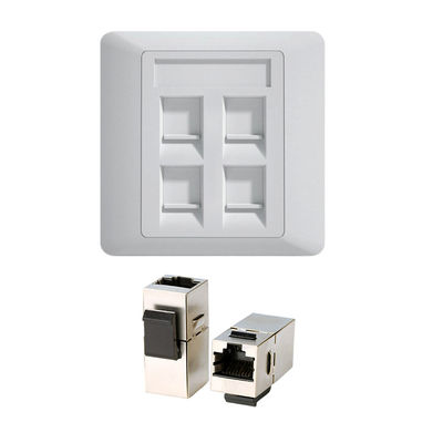 Купить CAT7 Keystone Socket 10Gbps с UL 94V-0 пожаробезопасностью и строгим профилем для дата-центров online manufacture