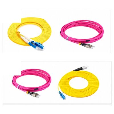 Купить 0.9mm Tight Buffer 2.0mm Standard 3.0mm Rugged Simplex Fiber Optic Pigtail SC LC OS2 для сцепления ODF online manufacture