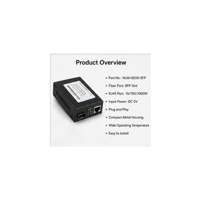 Купить NL-DCMC-10 Duplex SC SFP Media Converter с прохождением ссылки и дистанционным обнаружением неисправностей для автопереговоров 10/100/1000Mbps online manufacture