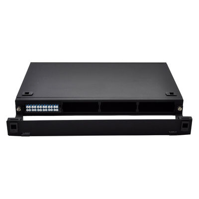 Купить 1U Rack Mountable Fiber Optic Patch Panel с 96-ядерным LC и 4x MTP-24 кассетами для центров обработки данных высокой плотности online manufacture