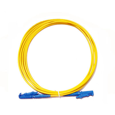 Купить E2000 UPC Fiber Optic Patch Cord Single Mode 2,0 мм в диаметре с пластиковой крышкой online manufacture