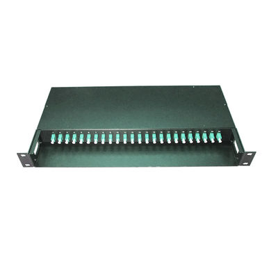 Купить 32C MPO MTP Fiber Optic Patch Panel с овальной пружиной для центров обработки данных высокой плотности online manufacture