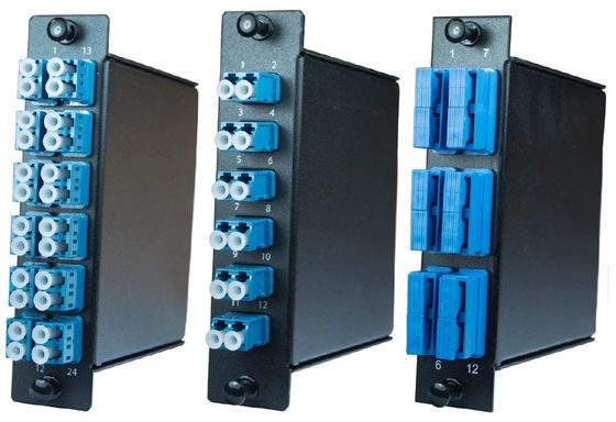 Купить Модуль MPO-кассеты однорежимного режима с 12-ядерным мужским MPO-коннектором и алюминиевой кассетой для LC Duplex SC Sinplex Connector online manufacture