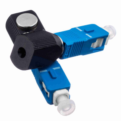 Купить Синий круглый SC адаптер для оптического волокна без фланца, одномодовый, полировка UPC для сетей FTTH, FTTB, FTTX online manufacture