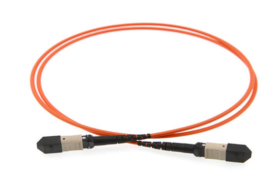 Купить MPO MTP Cable MPO Patch Cord с 8 / 12 / 24 Fiber Core настраиваемая длина и низкая потеря вставки online manufacture