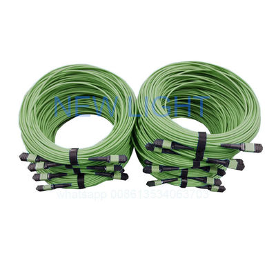 Купить 12-жильный кабель OM4 MPO MTP с пользовательской длиной и оптоволоконным разъемом MPO online manufacture