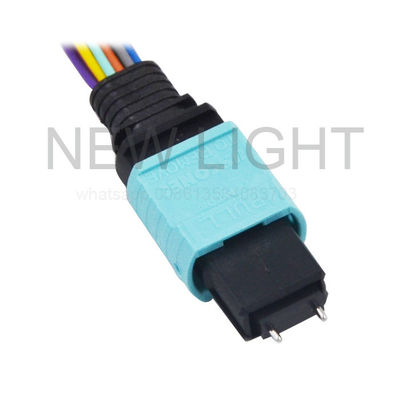 Купить MTP Female to LC MPO MTP Cable 8-Strand Breakout OM3 50μm Пленум, предназначенный для сетей высокой емкости online manufacture