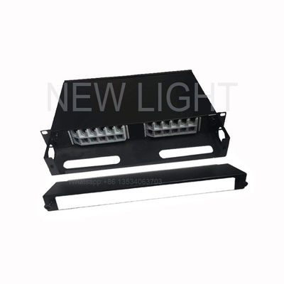 Купить 19-дюймовая стоечная панель 1U для 12-144 оптических волокон с конструкцией из холоднокатаной стали и выдвижной конструкцией online manufacture