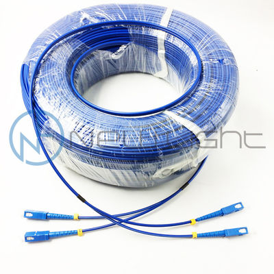Купить 50M Anti-Rat Bit Armored Single Mode G652D Optical Fiber Patch Cord для сетей FTTH online manufacture
