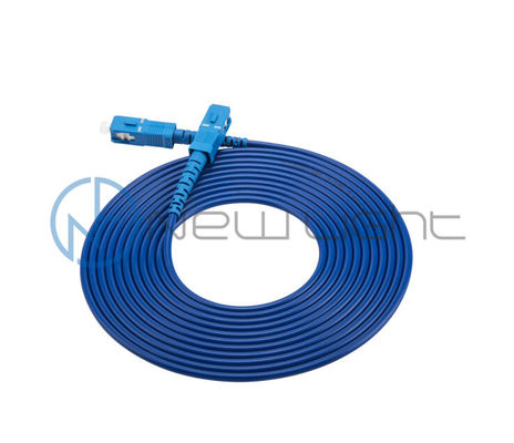 Купить SC Indoor Simplex Armored Fiber Optic Patch Cord с антикрысиным укусом, индивидуальная длина и потеря вставки ≤ 0,3 дБ online manufacture