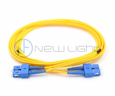 Купить 40G Длинные расстояния передачи SC UPC Duplex Fiber Optic Patch Cord для Интернета и CATV online manufacture