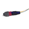 Диаметр PVC 3.0mm вносимой потери OM3 сборок кабеля центра данных MPO низкий