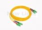 1.5Метер соединительные кабели Э2000/АПК оптического волокна 2,0 Мм диаметра с курткой ПВК