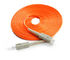СК/ПК - материал ПВК оранжевого кабеля 50/125 одиночного режима гибкого провода оптического волокна СК/ПК симплексный