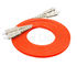 СК/ПК - материал ПВК оранжевого кабеля 50/125 одиночного режима гибкого провода оптического волокна СК/ПК симплексный