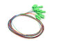 12 отрезок провода волокна одиночного режима соединителя СК/АПК цветов 0.9мм оптически