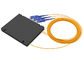 Широкие АБС Сплиттер 1кс2 оптического волокна длины волны кладут тип в коробку ПЛК с соединителем СК/ПК