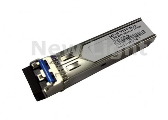 1.25G DDM SFP приемопередатчик с дальностью 20 км для оптоволоконных сетей