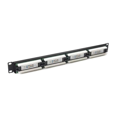 24 порта Cat5e-Cat7 Rack Mountable Ethernet Patch Panel с управлением кабелями