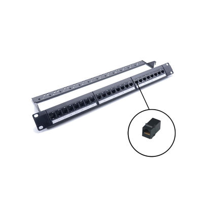 Патч-панель RJ45 Ethernet с IDC-разъемами 110/Krone для кабелей Cat5e/Cat6/Cat6a/Cat7 в 1U/2U стоечном исполнении