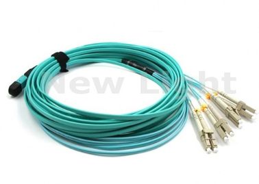 Кабель MPO MTP многомодовый 8-жильный длиной 3 метра с разъемом MPO-LC для модуля QSFP/SR