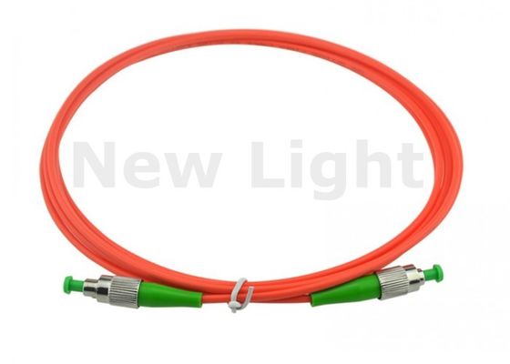 Красный цвет FC FC Multimode Fiber Optic Patch Cord с длиной 3 метра и диаметром 2,0 мм