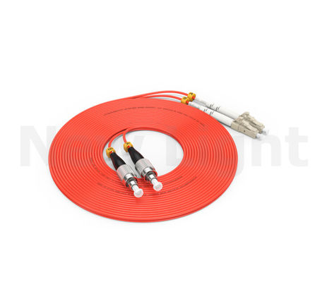 FC-LC Multimode Optical Fiber Patch Cord с PVC/LSZH Jacket для скоростной передачи данных