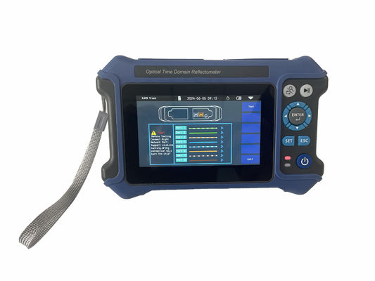 Волоконно-оптические инструменты с испытательным расстоянием 5m-80KM высокоуглеродистые стальные клеи и источник света LD для точного тестирования