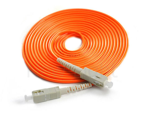 SC/PC Fiber Optic Patch Cord с 50/125um Multimode Orange Cable и PVC Jacket